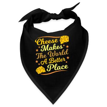Käse - Bandana - Schwarz - Vorne