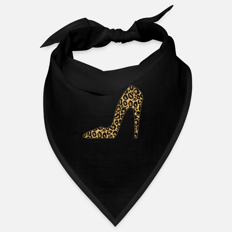 Talons hauts motif léopard léopard Bandana