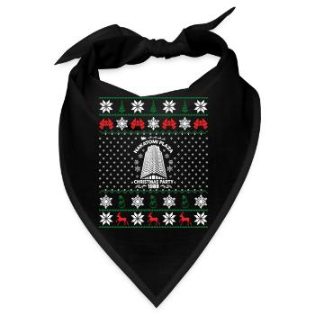 Nakatomi Plaza Christmas Party 1988 Ugly Christmas - Bandana - Schwarz - Vorne