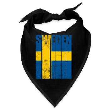 Schweden - Bandana - Schwarz - Vorne