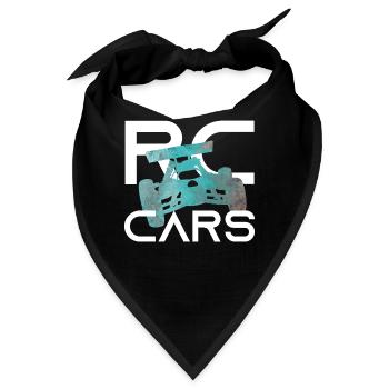 RC Auto Car Modellauto Modellbau Geschenk - Bandana - Schwarz - Vorne