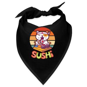 Sushi - Bandana - Schwarz - Vorne