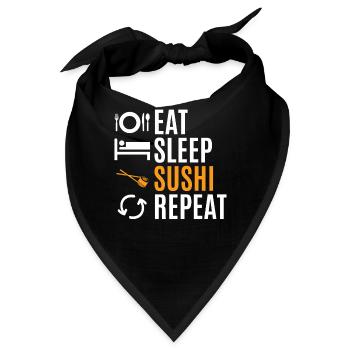 Sushi - Bandana - Schwarz - Vorne