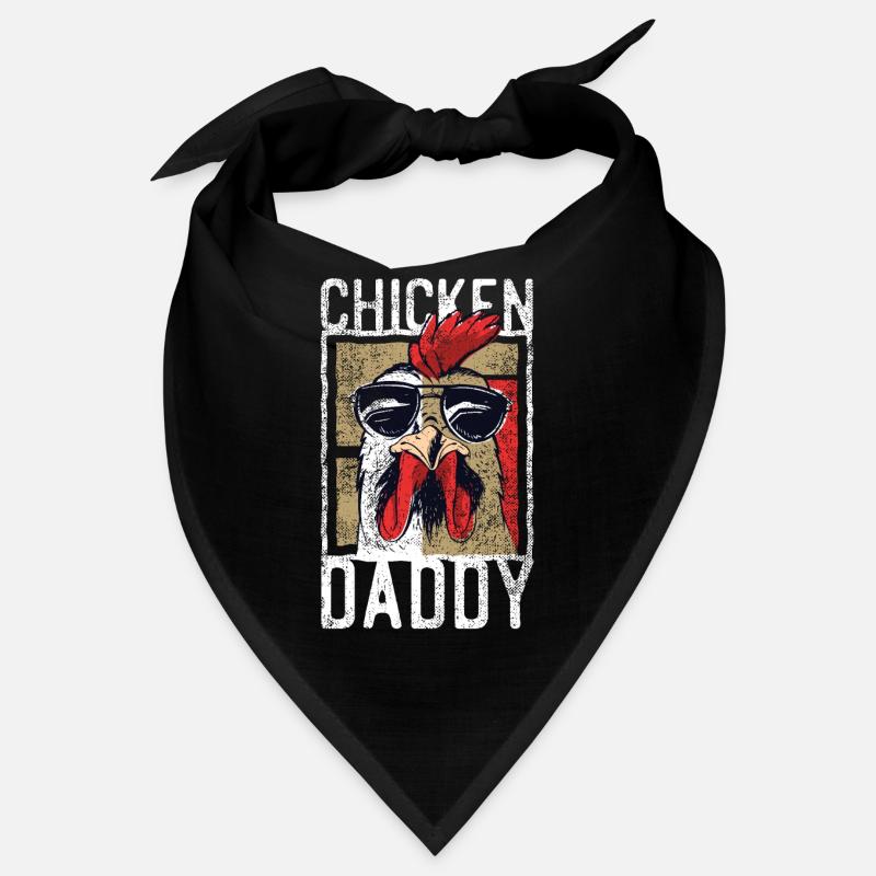 Chicken Daddy-drôle design pour le coq dans le panier Bandana