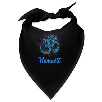 namaste - Bandana - Schwarz - Vorne