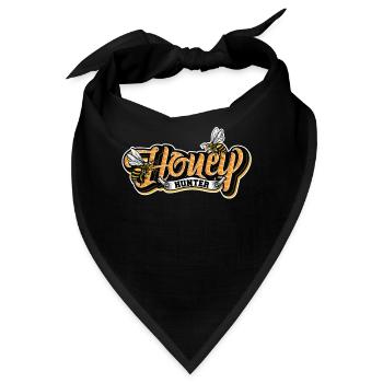 Honey Hunter Beekeeper Honey Bee - Bandana - Schwarz - Vorne