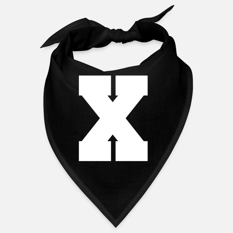 X letter Bandana