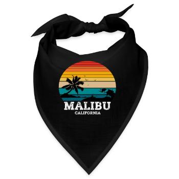 MALIBU CALIFORNIA - Bandana - Schwarz - Vorne