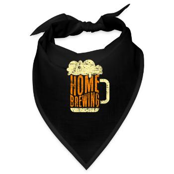 Bier Brauen - Bandana - Schwarz - Vorne