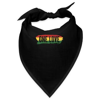 Rasta - Bandana - Schwarz - Vorne