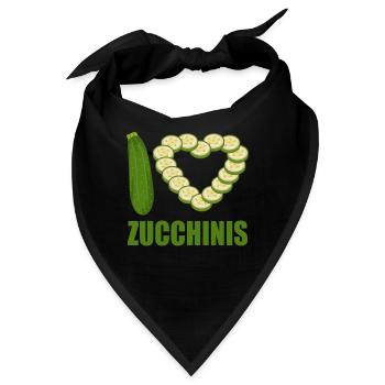 Zucchini - Bandana - Schwarz - Vorne