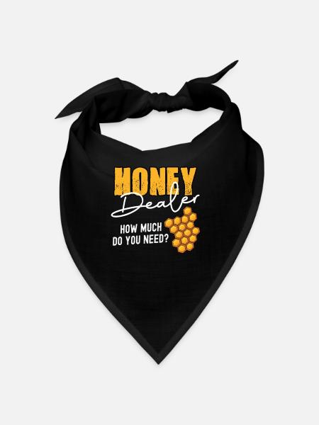 Honey Dealer how much do you need? - Bandana - black - Front