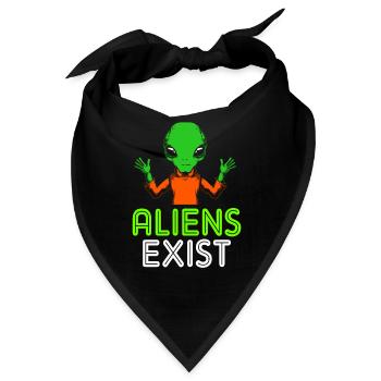 Alien - Bandana - Schwarz - Vorne