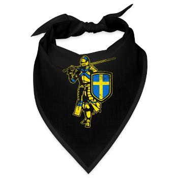 Schwedischer Ritter - Bandana - Schwarz - Vorne