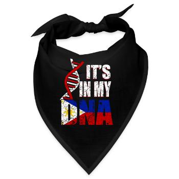 Philippinische DNA - Bandana - Schwarz - Vorne