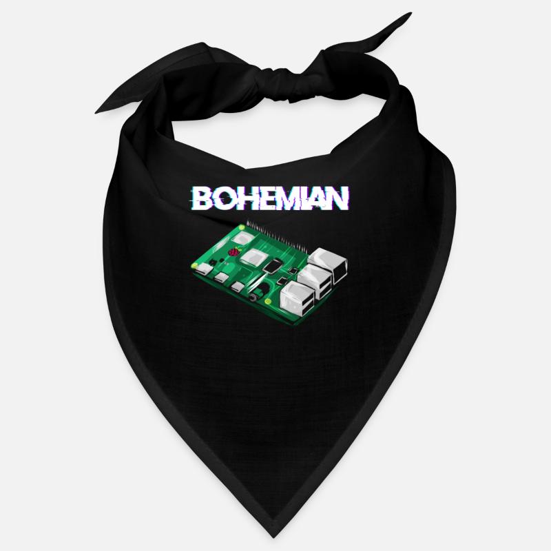 Bohemian Raspberry Informatiker Programmierer Pi Bandana