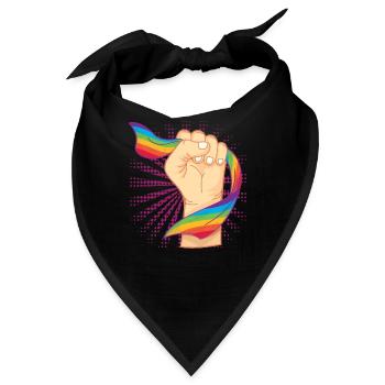 LGBT - Bandana - Schwarz - Vorne