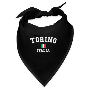 Turin Torino Italien - Bandana - Schwarz - Vorne