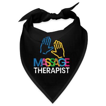 Massage - Bandana - Schwarz - Vorne