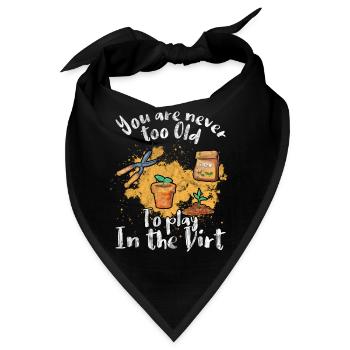 Gärtner - Bandana - Schwarz - Vorne