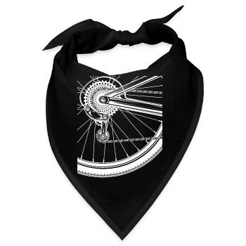 Fahrrad Rennrad Puls - Bandana - Schwarz - Vorne