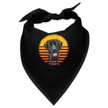 Labrador - Bandana - Schwarz - Vorne