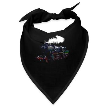Züge - Bandana - Schwarz - Vorne