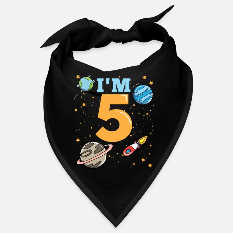5. Geburtstag Weltraum Bandana