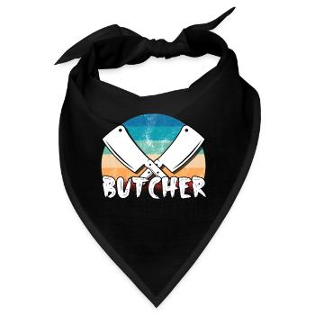 Metzger - Bandana - Schwarz - Vorne