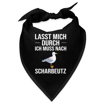 Scharbeutz Ostsee Urlaub - Bandana - Schwarz - Vorne