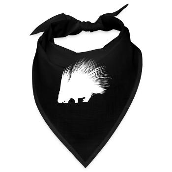 Stachelschwein - Bandana - Schwarz - Vorne