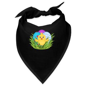 Ostern - Bandana - Schwarz - Vorne