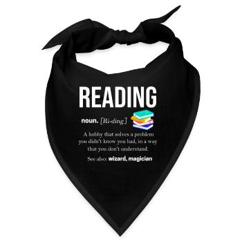 Buch - Bandana - Schwarz - Vorne