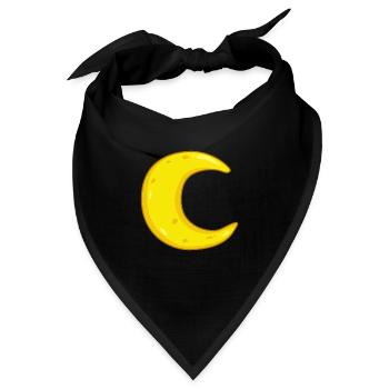 Mond - Bandana - Schwarz - Vorne