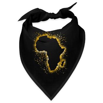 Afrika - Bandana - Schwarz - Vorne