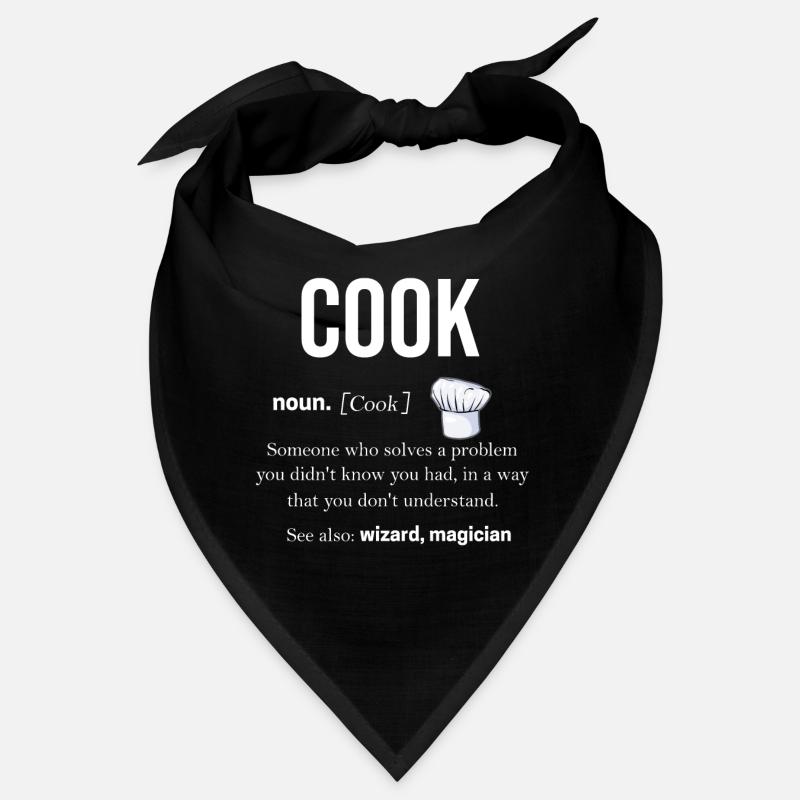Kochen - Bandana - Schwarz