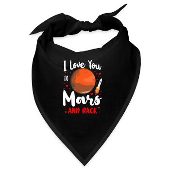 Mars - Bandana - Schwarz - Vorne