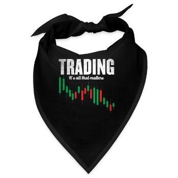 Day-Trading - Trading - Bandana - Schwarz - Vorne