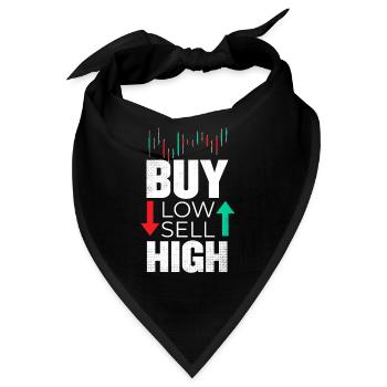 Day-Trading - Trading - Bandana - Schwarz - Vorne
