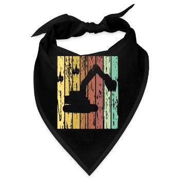 Bagger Kinder - Bandana - Schwarz - Vorne
