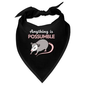 Opossum - Bandana - Schwarz - Vorne