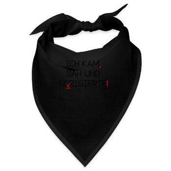 Ehrenlehrer I Schule Uni Grundschule Berufsschule - Bandana - Schwarz - Vorne