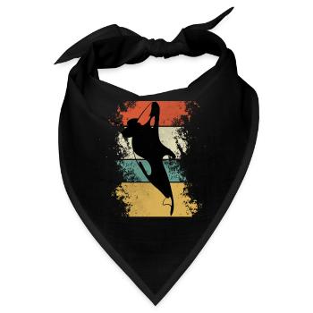 Vintage Retro Killer Whale Art 80s Orca Whale Old - Bandana - Schwarz - Vorne