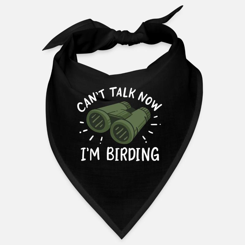 Vogelbeobachtung Vogelbeobachter - Bandana - Schwarz