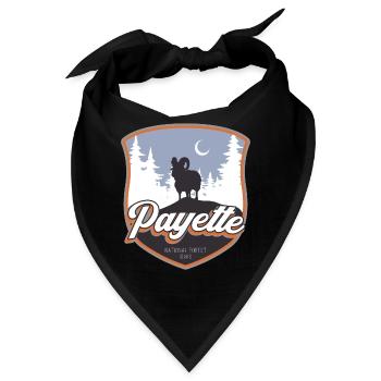 Payette National Forest - Idaho - Bandana - Schwarz - Vorne