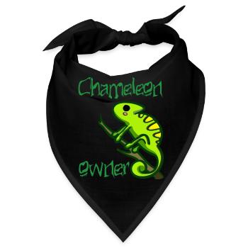 chameleon owner - Bandana - Schwarz - Vorne