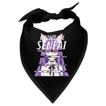 Notice Me Senpai - Japanische Anime - Bandana - Schwarz - Vorne