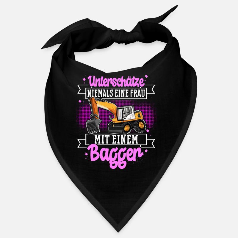 Baggerfahrerin Bandana