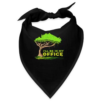 Baumkletterer Baumpfleger Arborist Baumpflege - Bandana - Schwarz - Vorne
