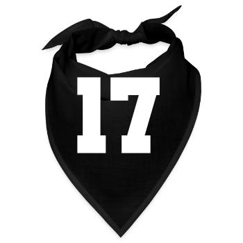 17 - Bandana - Schwarz - Vorne